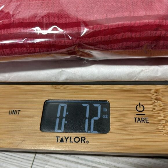 WHITE STAG STRIPE HALF SLLEVE BUTTON UP SHIRT PINK 16W PLUS SIZE - Picture 8 of 9